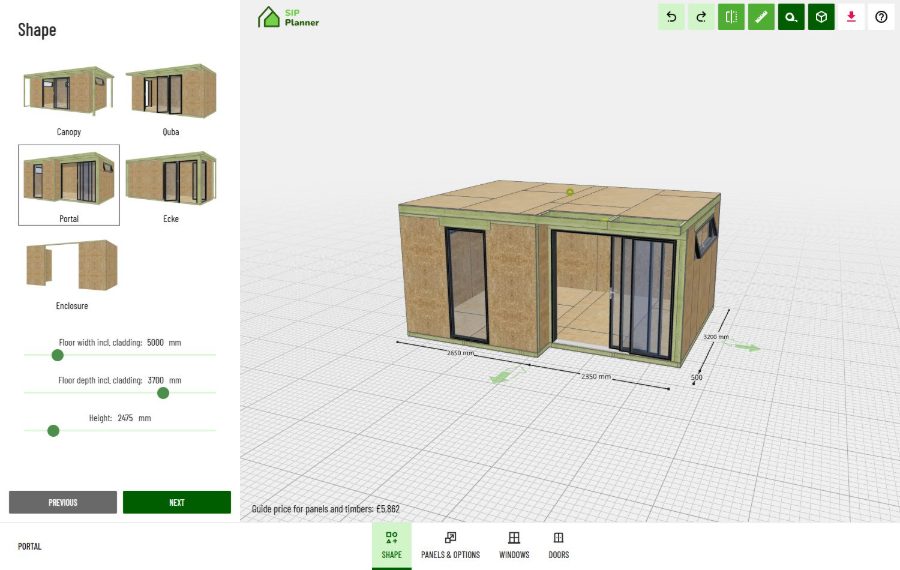 SIPs Configurator 3D configurator